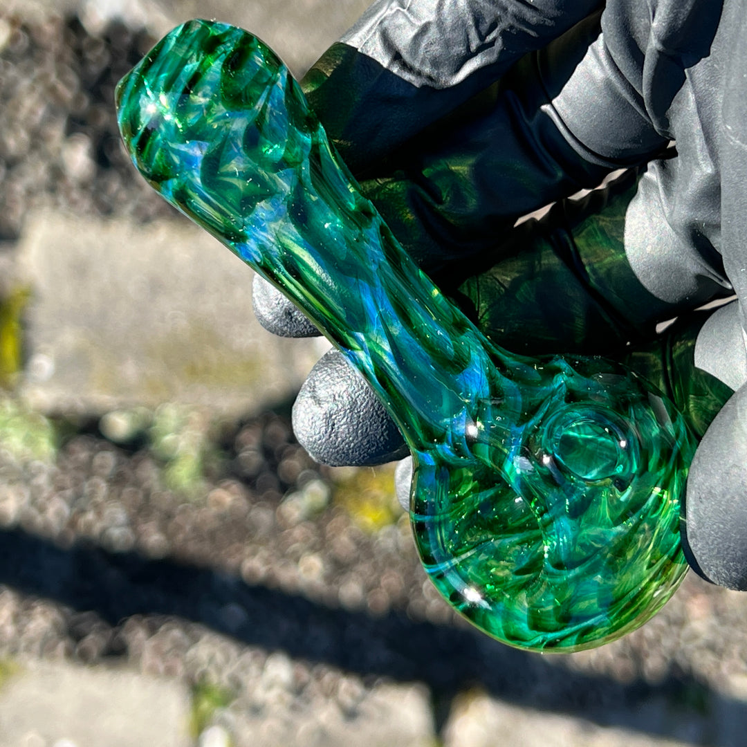 Experimental Green Pocket Pipe Glass Pipe Jedi Glassworks