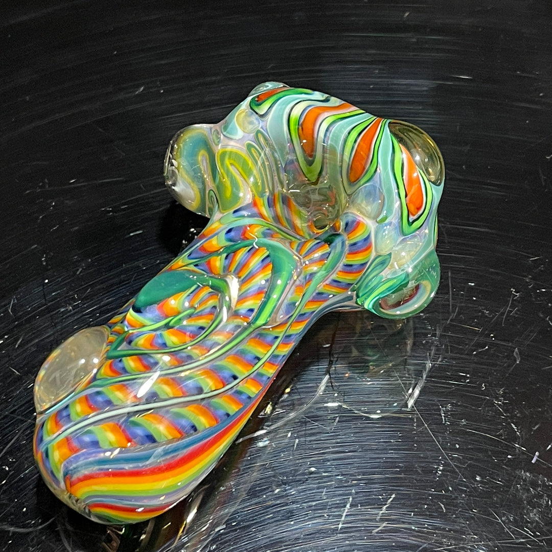 Inside Out Chonker Pipe Glass Pipe Pattymelt Glass   