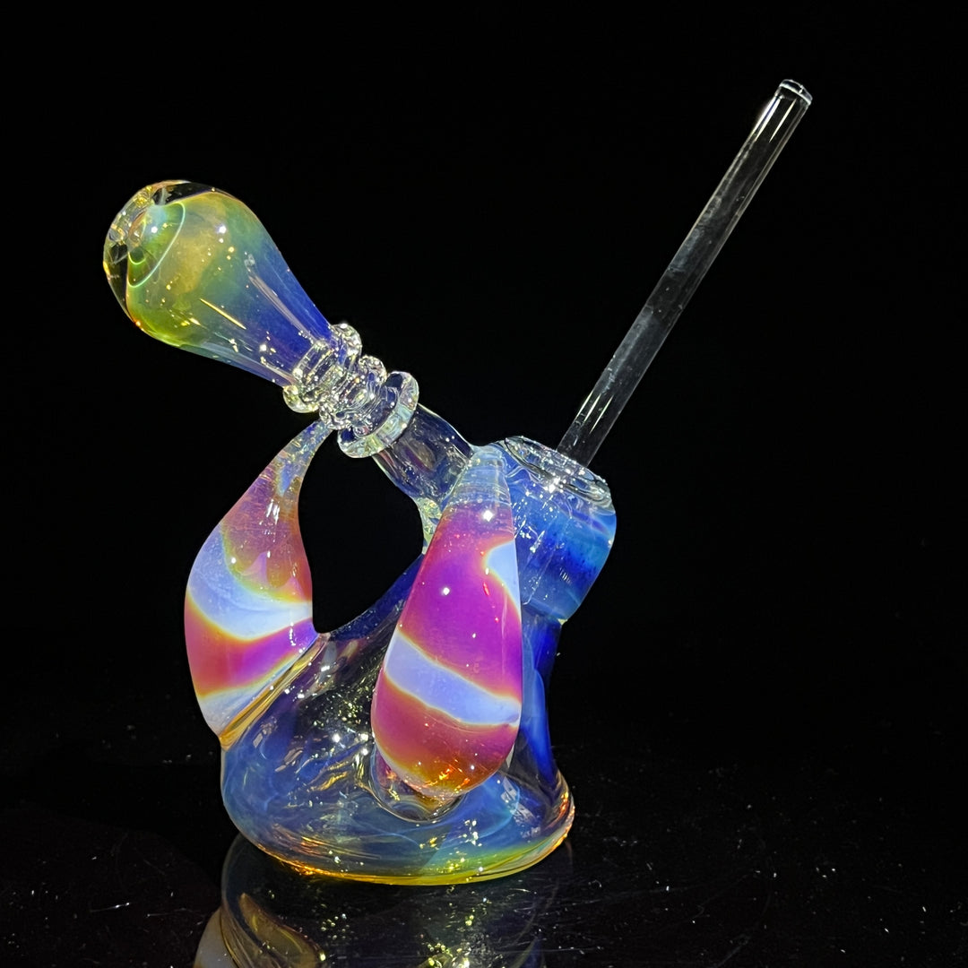 Purple Hash Squatlock Glass Pipe Tako Glass   