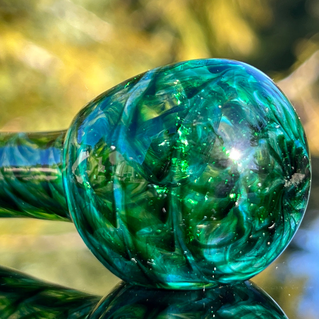 Experimental Green Pocket Pipe Glass Pipe Jedi Glassworks