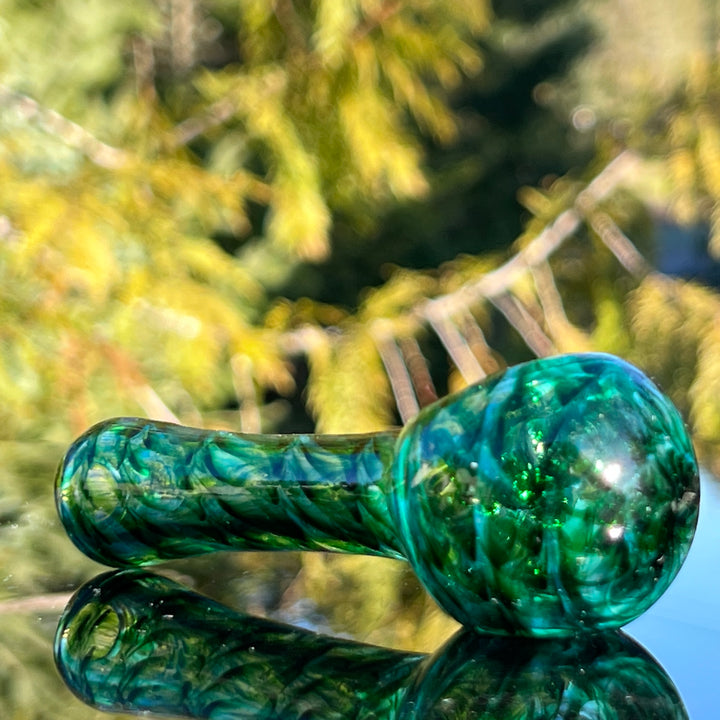 Experimental Green Pocket Pipe Glass Pipe Jedi Glassworks