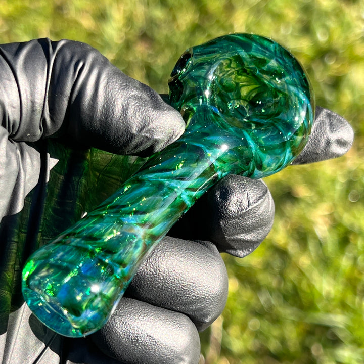 Experimental Green Pocket Pipe Glass Pipe Jedi Glassworks