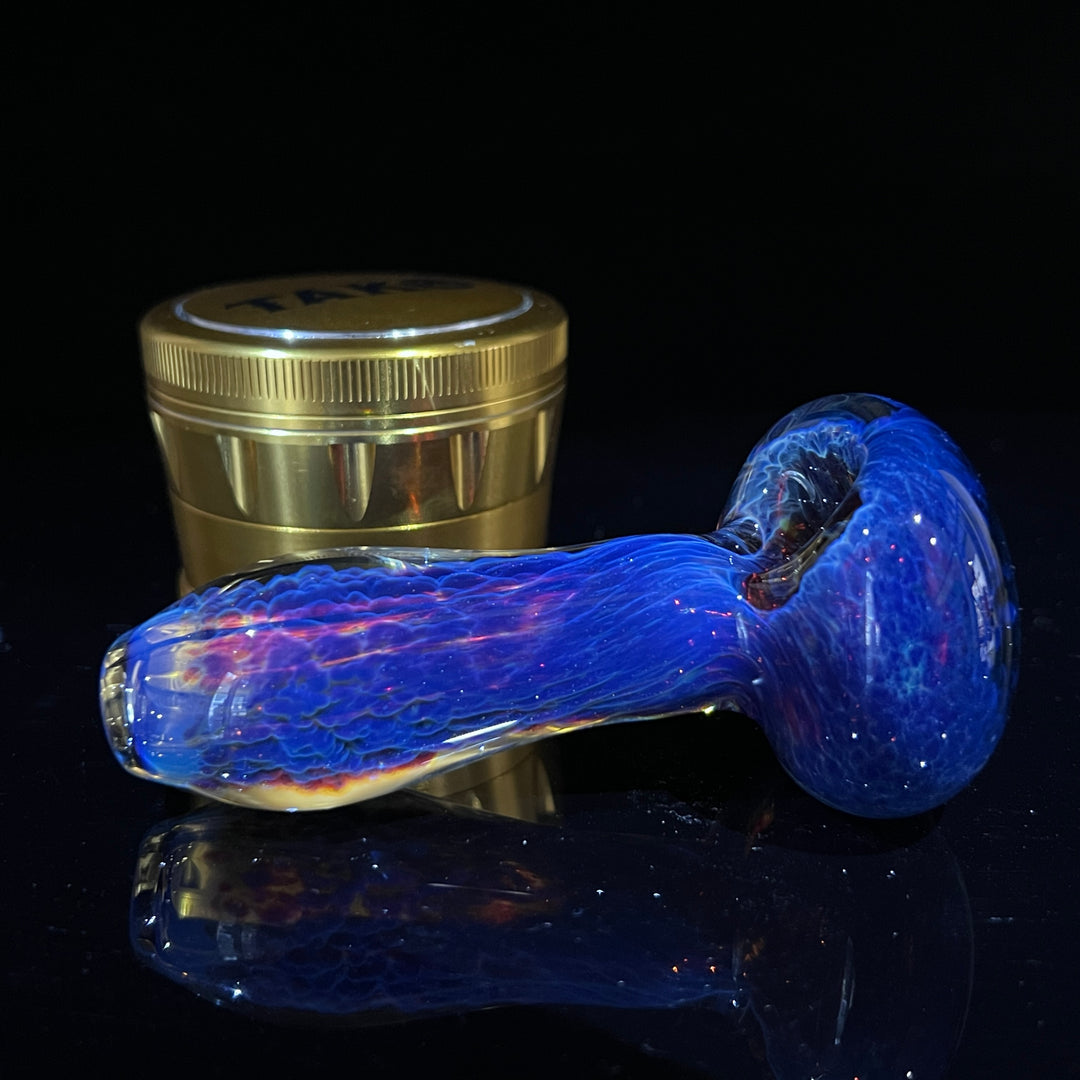 Purple Nebula Pipe + Grinder Combo Glass Pipe Tako Glass   