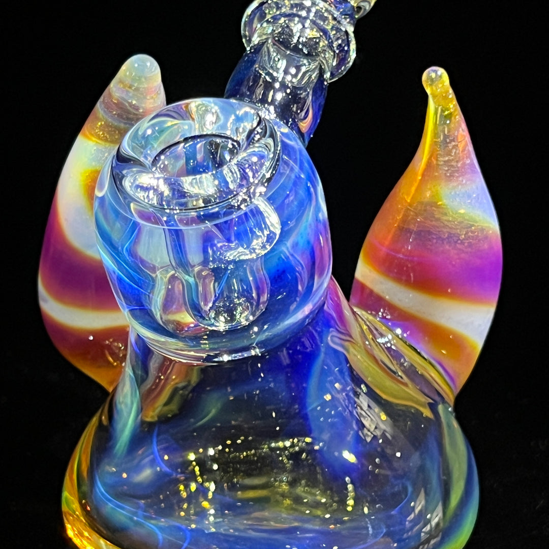 Purple Hash Squatlock Glass Pipe Tako Glass   