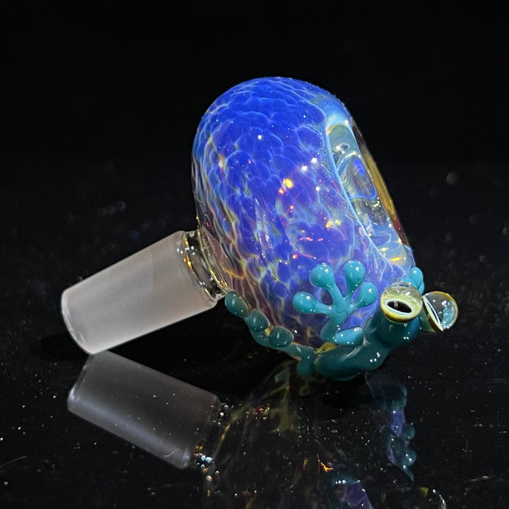 14mm Purple Nebula Frog PullSlide Tako x Beezy Collab Accessory Tako Glass   