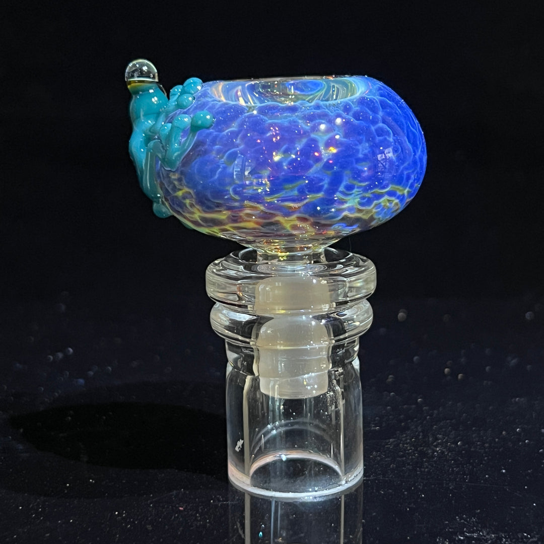 14mm Purple Nebula Frog PullSlide Tako x Beezy Collab Accessory Tako Glass   