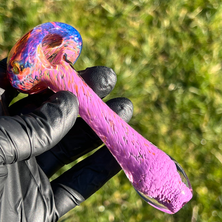 Grape Frit Pipe Glass Pipe Beezy Glass