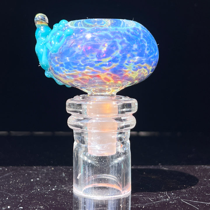 14mm Purple Nebula Frog PullSlide Tako x Beezy Collab Accessory Tako Glass   