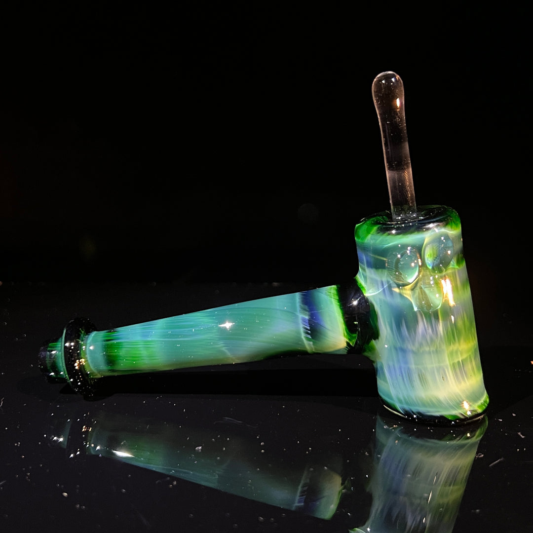 Green Money Hash Hammer Glass Pipe KOP Glass   