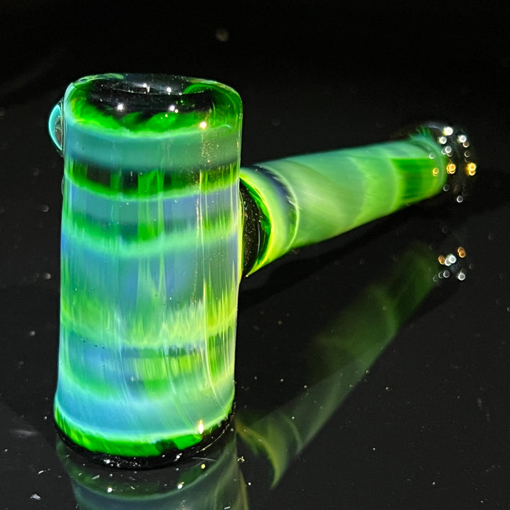 Green Money Hash Hammer Glass Pipe KOP Glass   