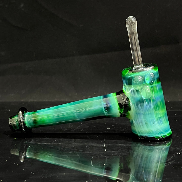 Green Money Hash Hammer Glass Pipe KOP Glass   