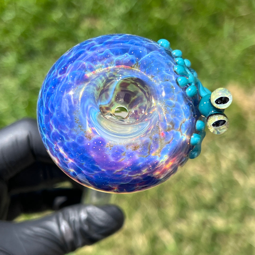 14mm Purple Nebula Frog PullSlide Tako x Beezy Collab Accessory Tako Glass   