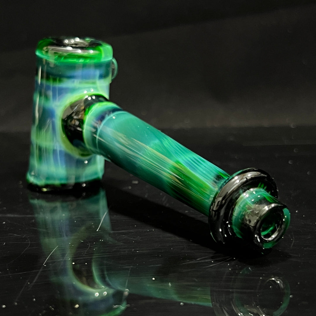 Green Money Hash Hammer Glass Pipe KOP Glass   