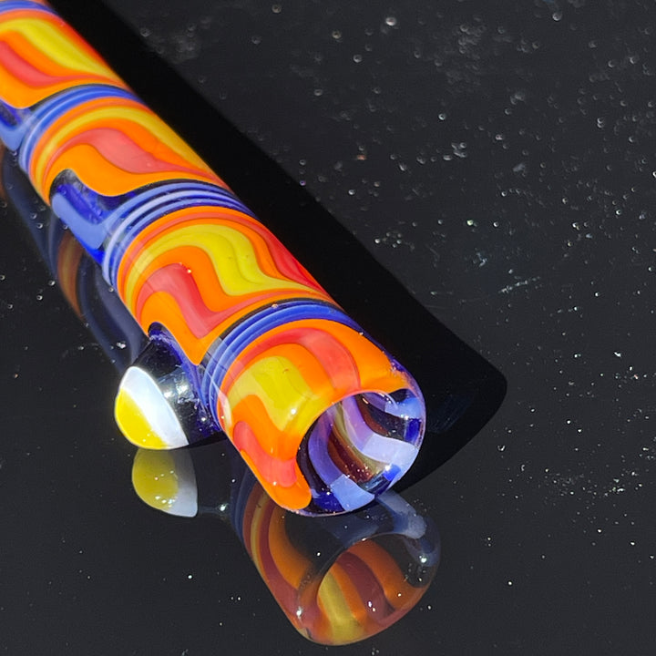 Twisty Stacks Chillum Glass Pipe Gladstone Glass   