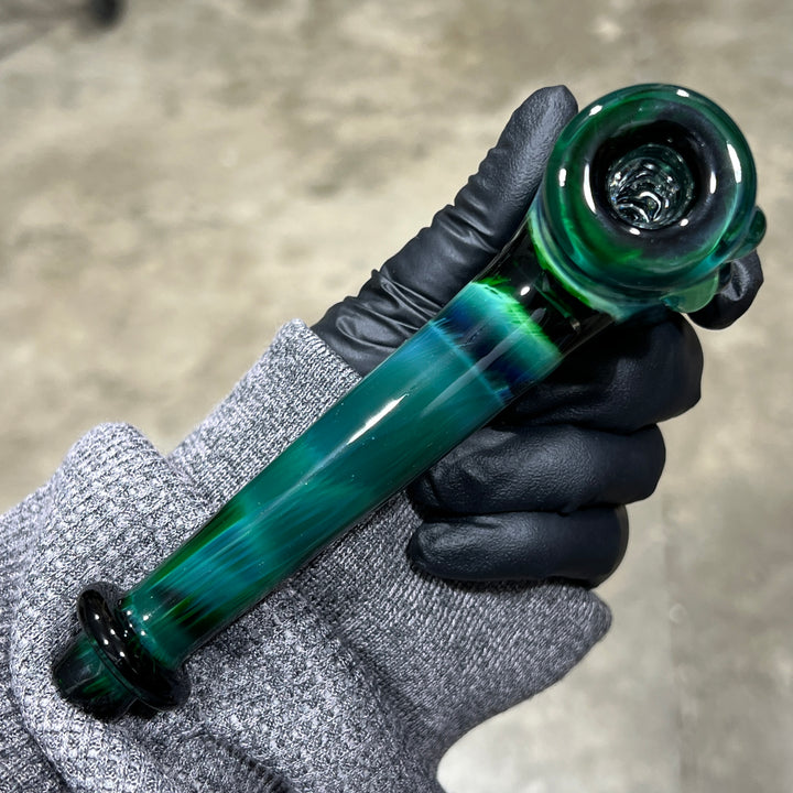 Green Money Hash Hammer Glass Pipe KOP Glass   