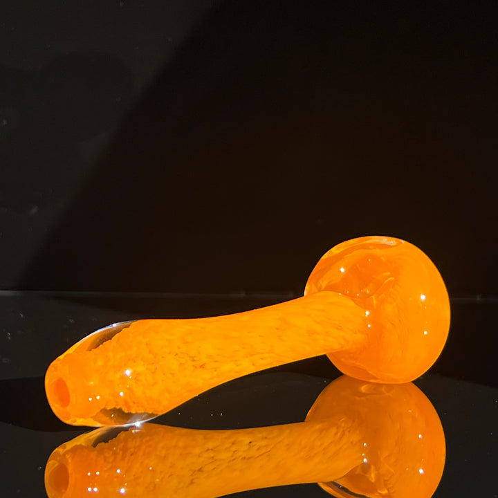 Tangerine Frit Pipe Glass Pipe Beezy Glass