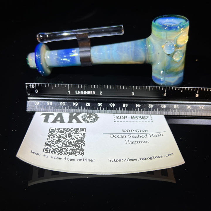 Ocean Seabed Hash Hammer Glass Pipe KOP Glass   