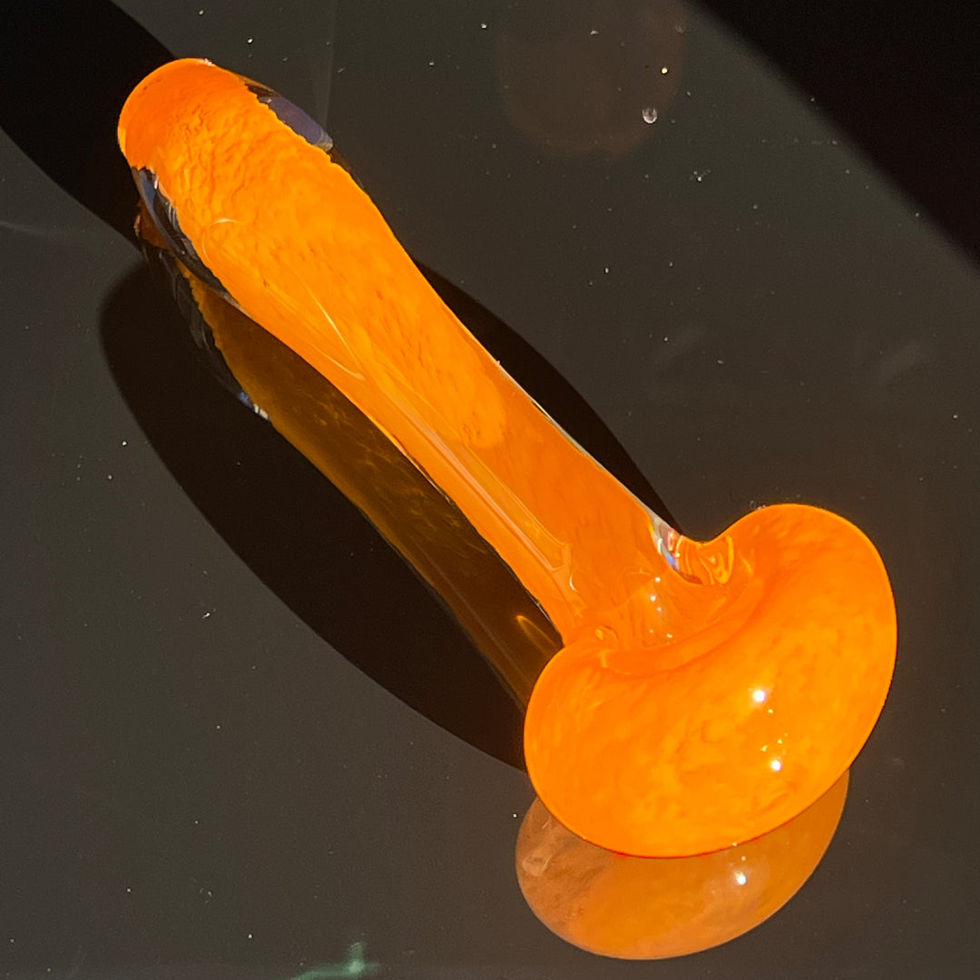 Tangerine Frit Pipe Glass Pipe Beezy Glass