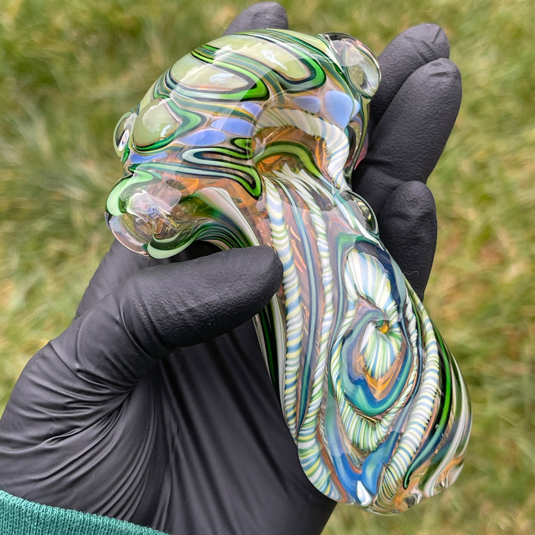 Inside Out Chonker Pipe Glass Pipe Pattymelt Glass   