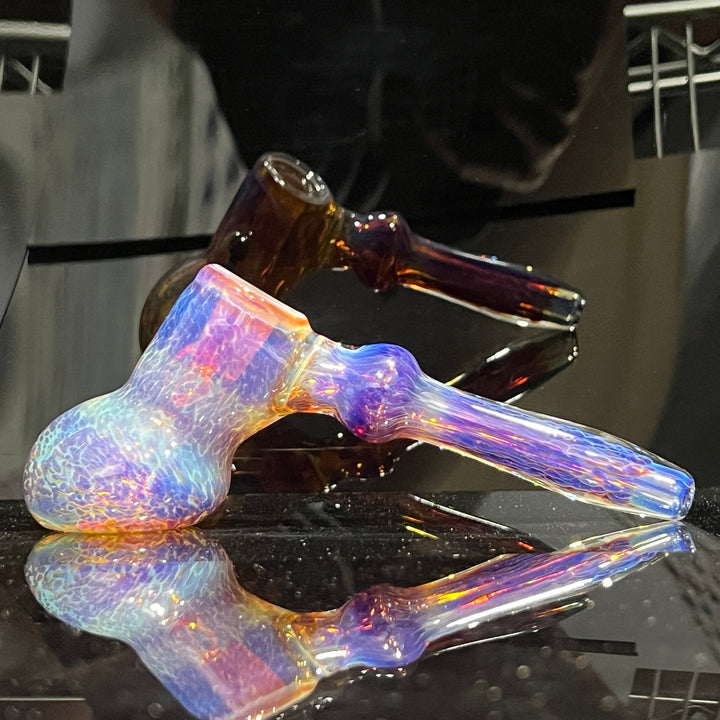 Purple Nebula 14 mm Dewar Dab Hammer Glass Pipe Tako Glass   