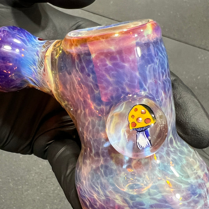 Purple Nebula 14 mm Dewar Dab Hammer Glass Pipe Tako Glass   