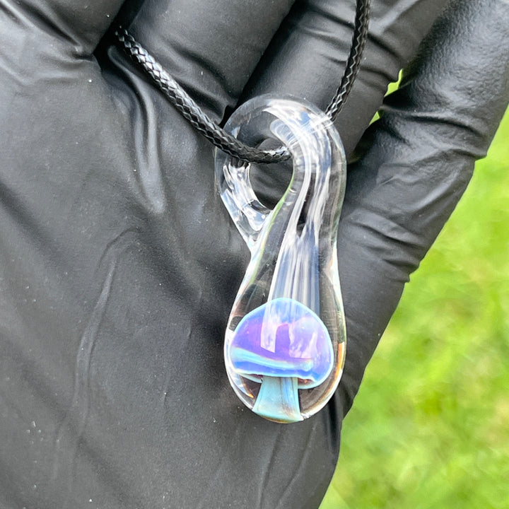 Fancy Mushroom Drop Pendant Glass Pipe Beezy Glass   