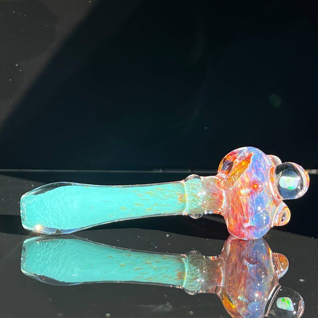 Blue Opal Pipe Glass Pipe Beezy Glass