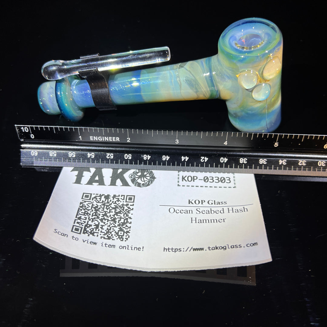 Ocean Seabed Hash Hammer Glass Pipe KOP Glass   