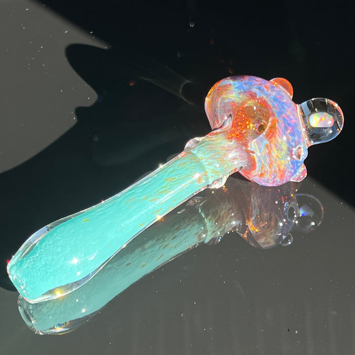 Blue Opal Pipe Glass Pipe Beezy Glass