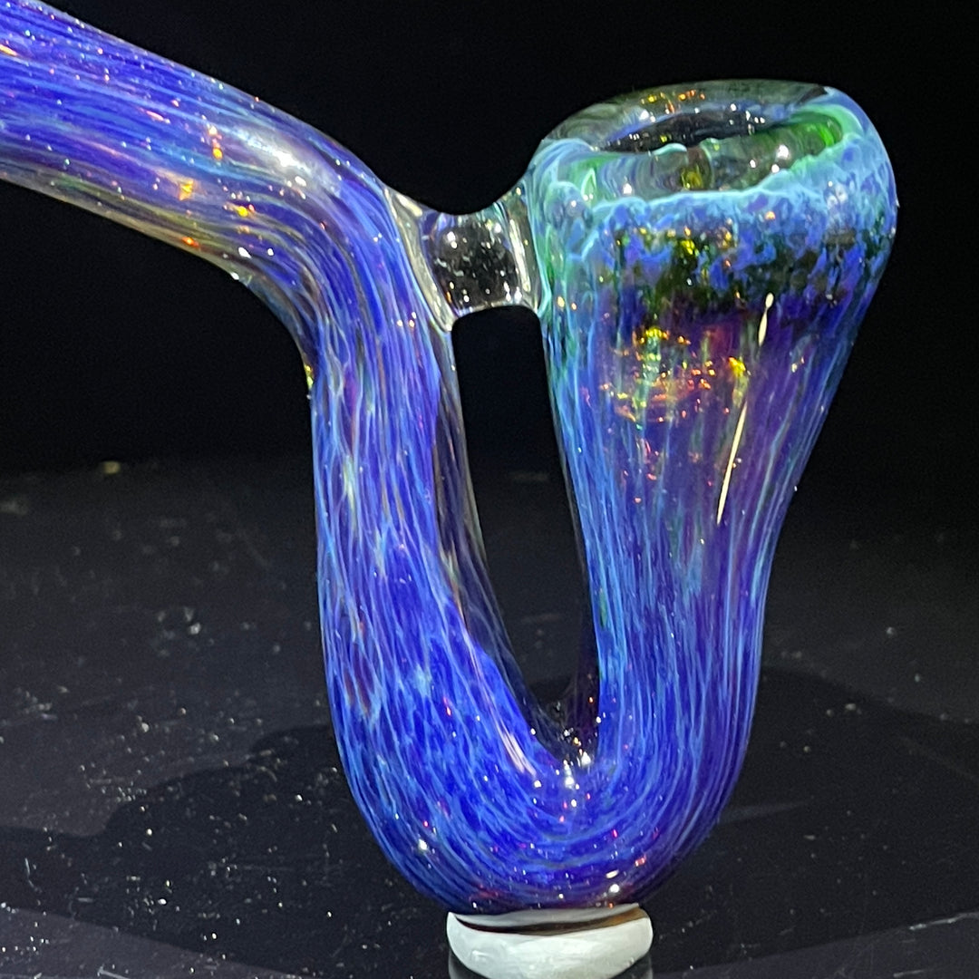 Purple Nebula Swoop Pipe Glass Pipe Tako Glass   