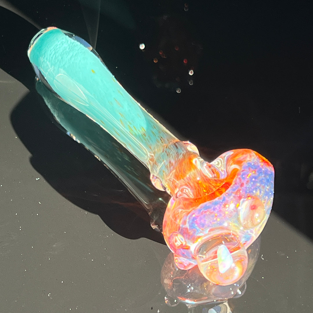 Blue Opal Pipe Glass Pipe Beezy Glass