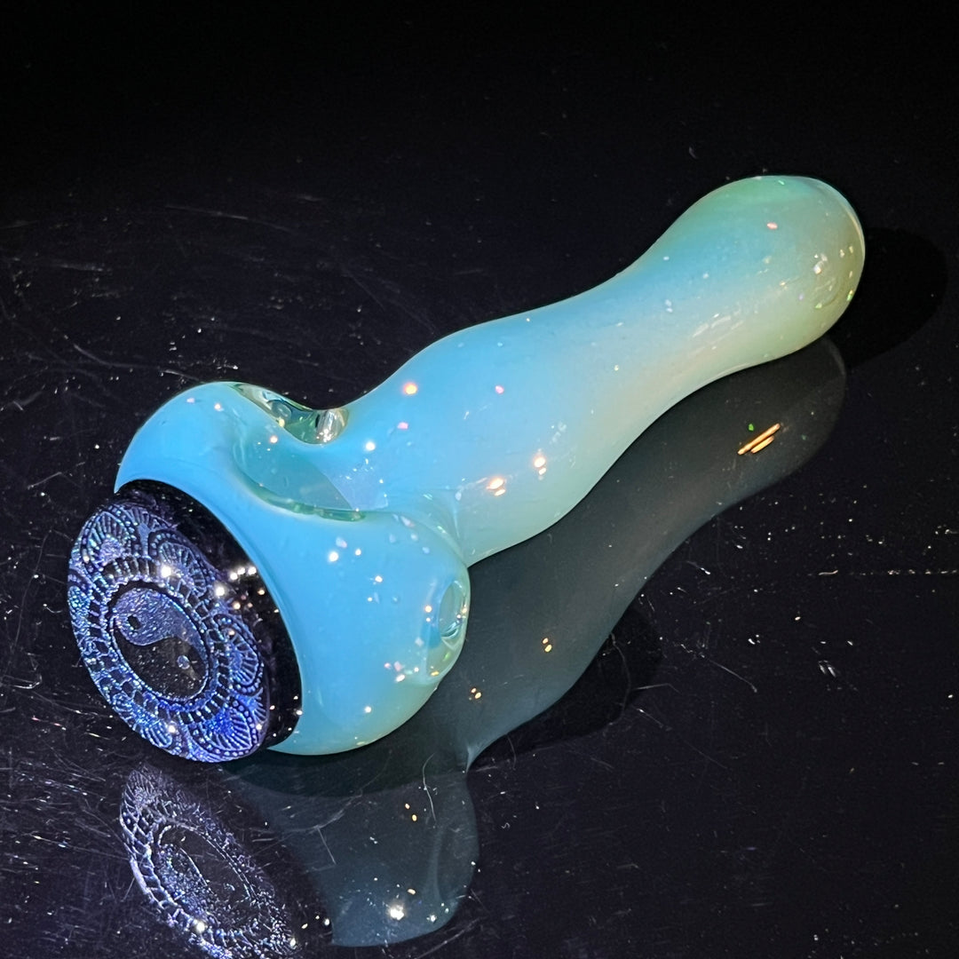 Yin Yang Dichro Berzerker Spoon Glass Pipe Berzerker Glass   