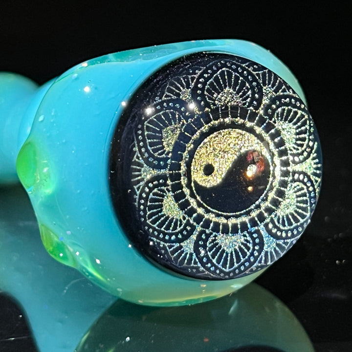 Yin Yang Dichro Berzerker Spoon Glass Pipe Berzerker Glass   