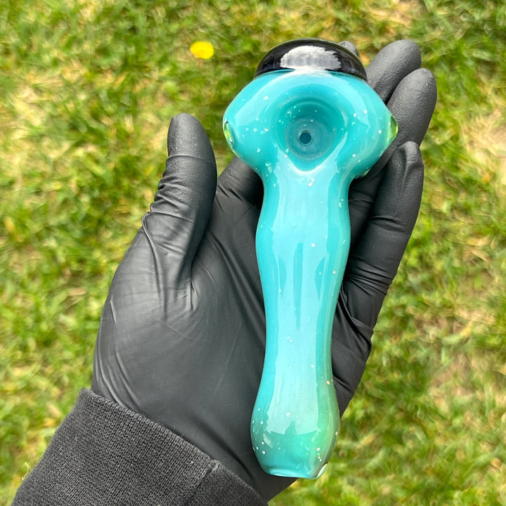 Yin Yang Dichro Berzerker Spoon Glass Pipe Berzerker Glass   