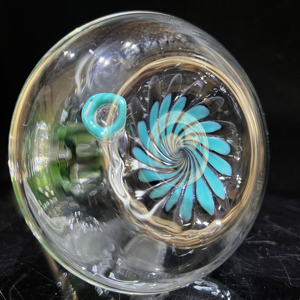 11" Mushroom Swirl Beaker Bong Glass Pipe Mary Jane's Glass   