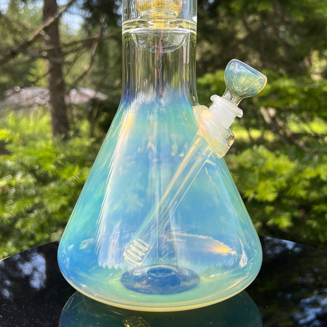 25" Fumed Quad Beaker Bong Glass Pipe Mary Jane's Glass   