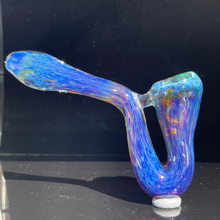 Purple Nebula Swoop Pipe Glass Pipe Tako Glass   