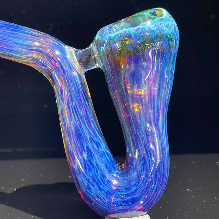 Purple Nebula Swoop Pipe Glass Pipe Tako Glass   