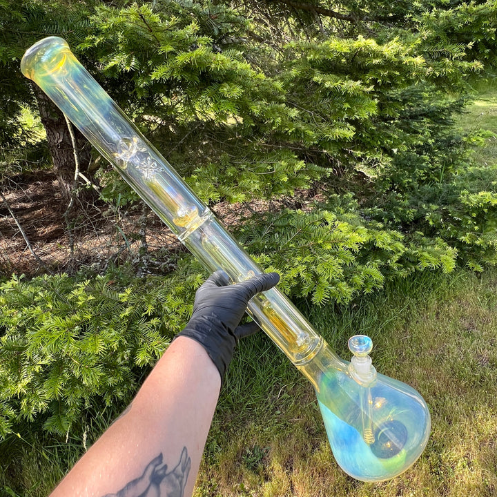 25" Fumed Quad Beaker Bong Glass Pipe Mary Jane's Glass   