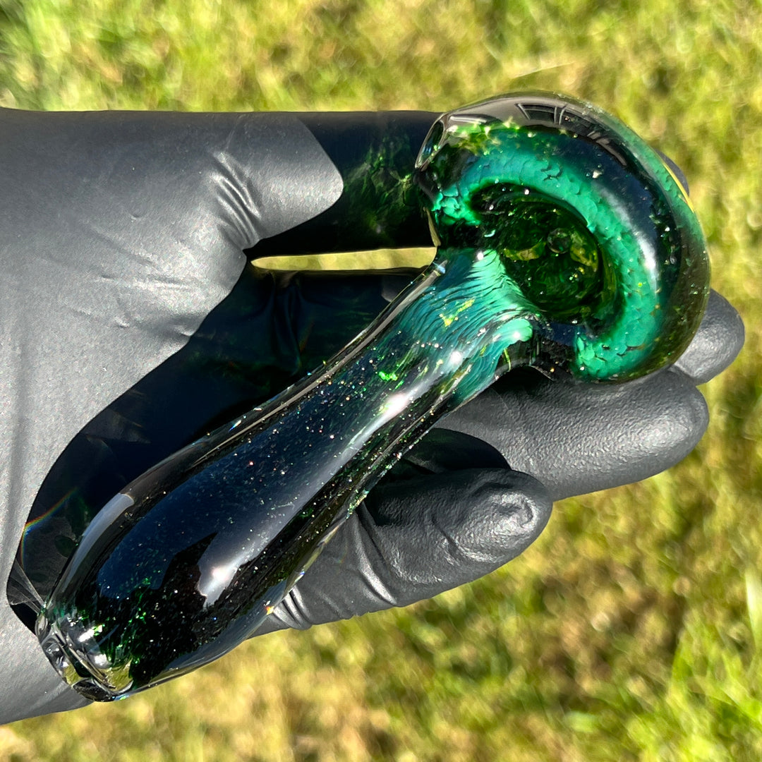 Experimental Jade Pipe Glass Pipe Beezy Glass   