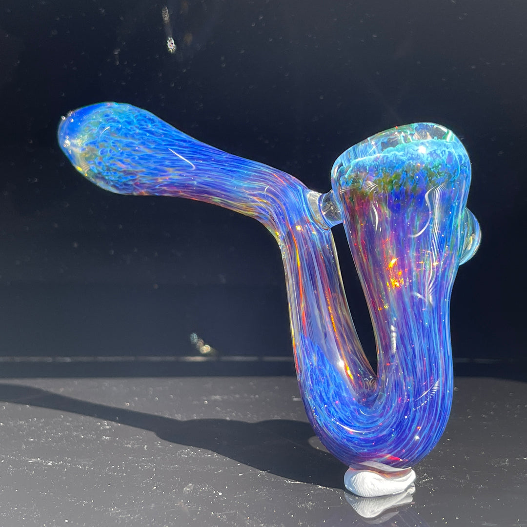 Purple Nebula Swoop Pipe Glass Pipe Tako Glass   