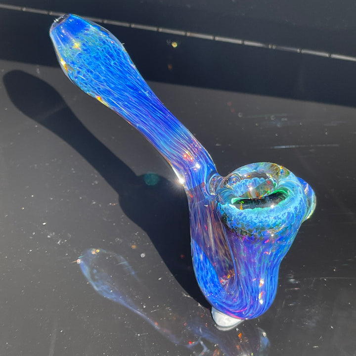 Purple Nebula Swoop Pipe Glass Pipe Tako Glass   