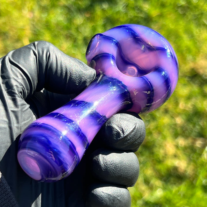 Cheshire Cat Spoon Glass Pipe Jedi Glassworks