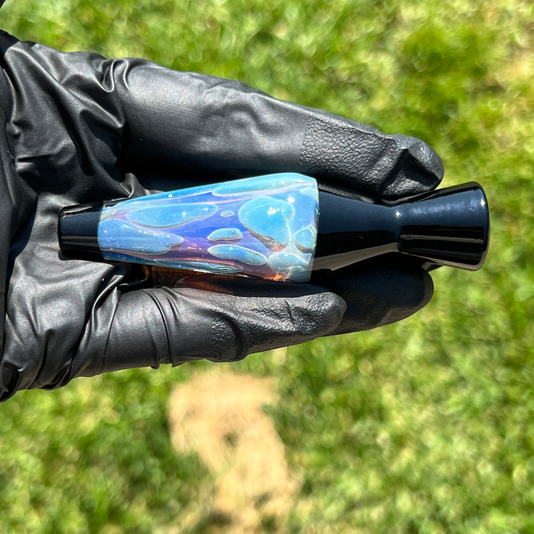 Groovy Chillum Glass Pipe Loco-Motive Glass   