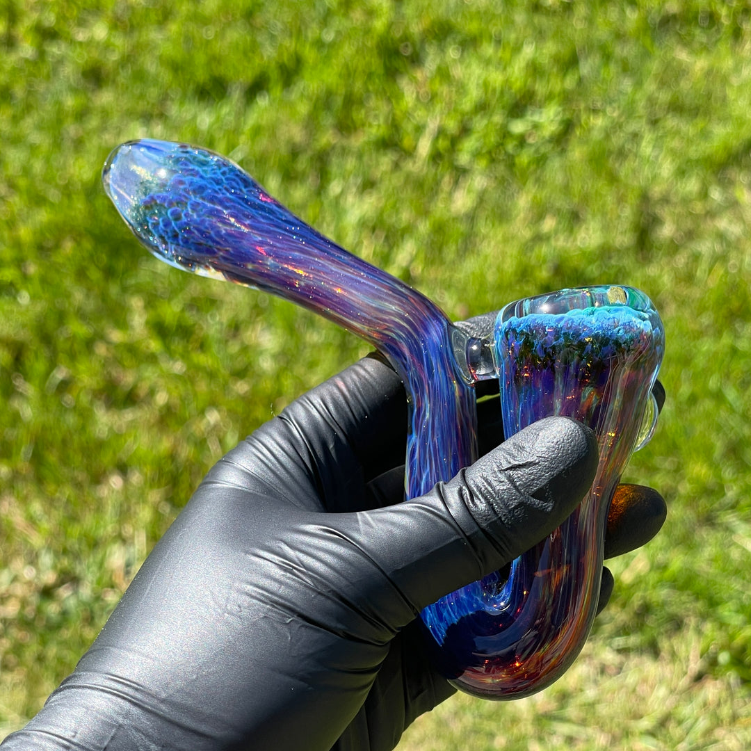 Purple Nebula Swoop Pipe Glass Pipe Tako Glass   