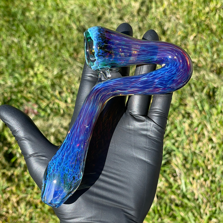 Purple Nebula Swoop Pipe Glass Pipe Tako Glass   