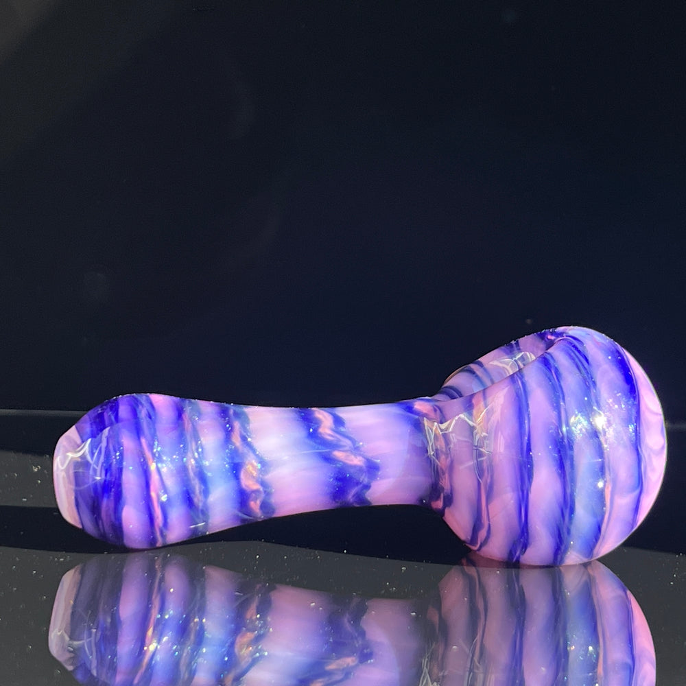 Cheshire Cat Spoon Glass Pipe Jedi Glassworks