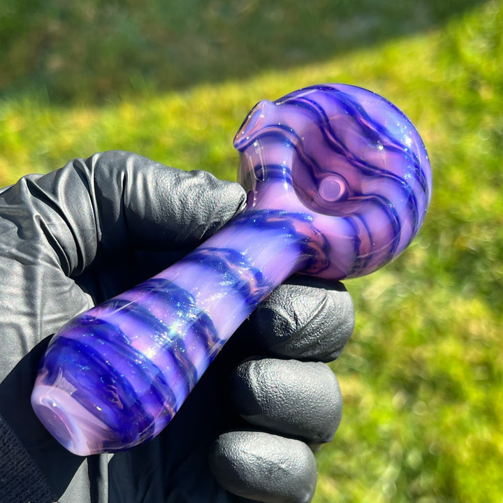 Cheshire Cat Spoon Glass Pipe Jedi Glassworks