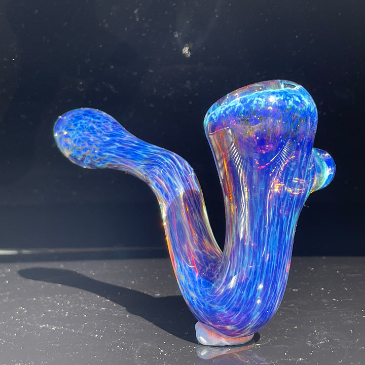 Purple Nebula Swoop Pipe Glass Pipe Tako Glass   