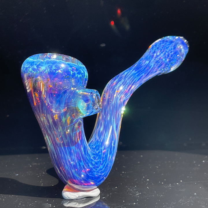 Purple Nebula Swoop Pipe Glass Pipe Tako Glass   